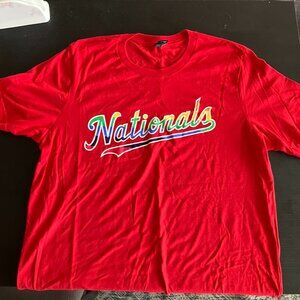 Washington Nationals Pride Night Out T-Shirt - Size Large